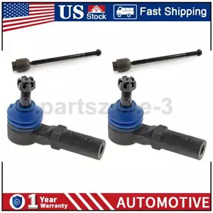 4x Front Steering Inner & Outer Tie Rod End Fits Oldsmobile Silhouette 3.8L 3.1L - Picture 1 of 12