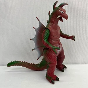 Vintage Godzilla Gigan KO Bootleg 1980s Monster 9" Rubber Figure Green Red - Picture 1 of 8