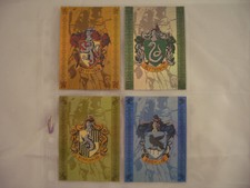 Harry Potter & The Prisoner of Azkaban House Badges BT1-BT4 Trading Card Set