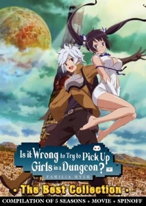 DVD Is It Wrong To Try To Pick Up Girls In A Dungeon? (Season 1-5+Spinoff+Movie) - Picture 1 of 4
