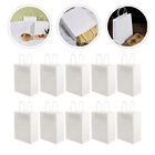  10 Pcs White Paper Packing Bag Craft Bags with Handles Jewelry
