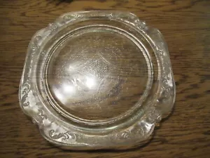 Crystal Clear Federal Depression Glass Madrid 10 1/4" Dinner Plate - Picture 1 of 3