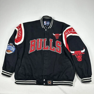 VINTAGE Jeff Hamilton Jacket JH Coat NBA Chicago Bulls Air Michael Jordan 3XL - Image 1 of 4
