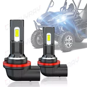 For 2014 Honda ATV TRX420 TRX500 2x LED Headlight Bulb 12V 80W 34901-HR3-A21 - Foto 1 di 10
