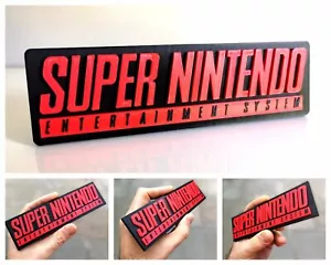 Super Nintendo (SNES) 3D logo / shelf display / fridge magnet - collectible - Picture 1 of 5