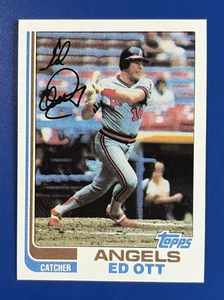 1982 Topps Baseball Ed Ott Los Angeles Angels #469 - Imagen 1 de 2