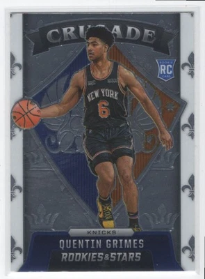 2021-22 Chronicles Rookies & Stars Crusade Quentin Grimes Rookie New York Knicks - Image 1 of 2