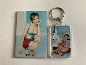 Vintage 2000 Martina McBride Concert Magnet and Keychain - Picture 1 of 3