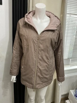 Geox Respira Women's Pink Jacket Snake Print Lightweight Jacket Size UK 6  - Image 1 of 4