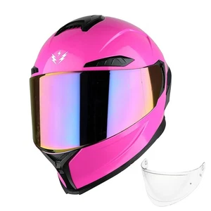 1Storm Motorcycle Full Face Helmet Dual Visor with One Extra Clear Shield:HJAH15 - Bild 1 von 40