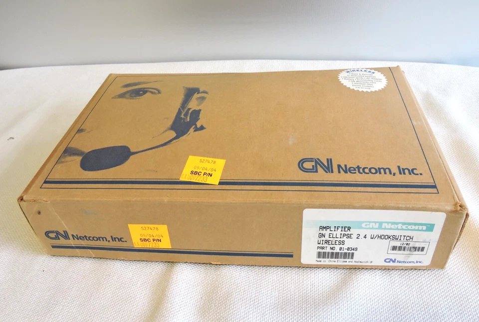 GN Netcom 2.4GHz Wireless Ellipse Headset Kit  with Hookswitch - Image 1 of 4