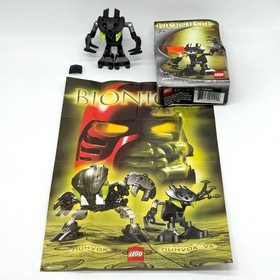 Vintage Lego Bionicle Nuhvok VA #8555 Complete w/ Box Manual 2002