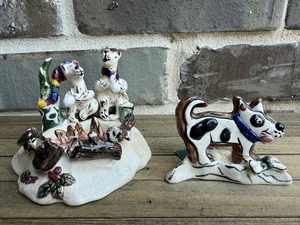 Lot of 2 Blue Sky Clayworks Heather Goldminc 2002 JC Penney Christmas - Picture 1 of 13