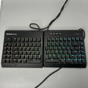 KINESIS Gaming Freestyle Edge RGB Split Mechanical Keyboard | KB975-RED Tested - Picture 1 of 15