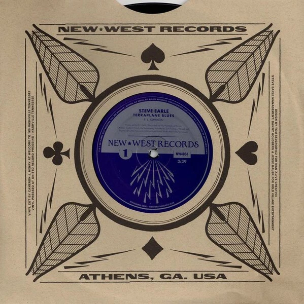 Steve Earle / Robert Johnson Terraplane Blues 10" Vinyl Record Store Day NEW  - Image 1 of 1