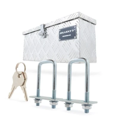 Alubox Transportbox Anhängerbox Deichselbox 48x14x20cm Aluminiumbox Kasten Kiste - Bild 1 von 4