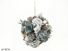 Palla Natalizia con pigne e Decorazioni Tiffany Sfera Natalizia abbobbi natale