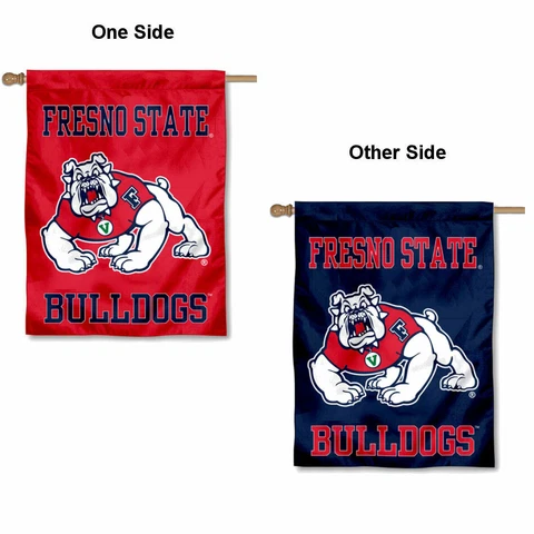 Fresno State Bulldogs Two Sided House Flag Cover