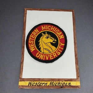WMU Western Michigan MI University 3" Embroidered Patch - Picture 1 of 3