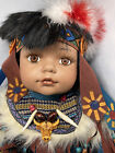 Duck House Heirloom Doll 24” Native American Girl Baby 918/5000 Broken Foot