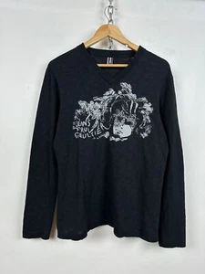 Men's Jean Paul Gaultier V-Neck Long Sleeve T-Shirt Size M - Picture 1 of 24