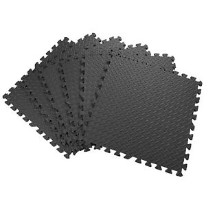 Interlocking Floor Mat 60x60 1cm Thick EVA Tiles Protection Soft Foam Yoga Gym