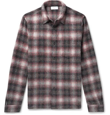 John Elliott Checked Wool Blend Flannel - Image 1 of 4