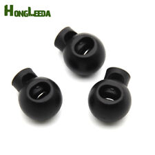 100pcs Plastic Ball Cord Lock Toggles Spring Stoppers for 7mm Bungee Shock Cord
