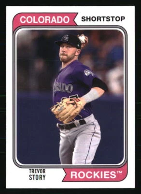 Trevor Story 2020 Topps Archives #124 BASEBALL Card - Image 1 of 2