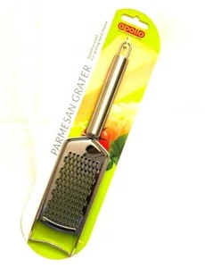NEW Stainless Steel Parmesan Grater Nutmeg Spice Lemon Hard Cheese,Pasta, Salad - Picture 1 of 1