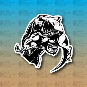 TRX Eating Raptor Off Road Truck T-Rex Custom Vinyl Decal - Picture 1 of 4