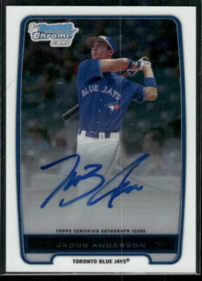 #BCP83 Jacob Anderson 2012 Bowman Chrome Prospect Autographs - Image 1 of 2