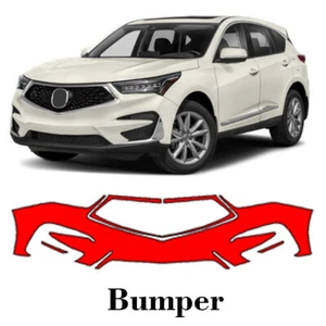 Front bumper PreCut PPF Paint Protection Film For Acura RDX 2019-2021 - Picture 1 of 8