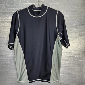 ACTIVSKIN by SPZ Sun Protection Sport T-SHIRT Swimming Black Size L Boy Preowned - Picture 1 of 11