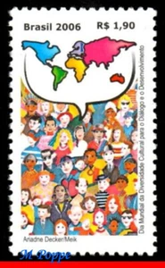 2987 BRAZIL 2006 DAY OF CULTURAL DIVERSITY FOR DIALOGUE AND DEVELOPMENT, MNH - Picture 1 of 2