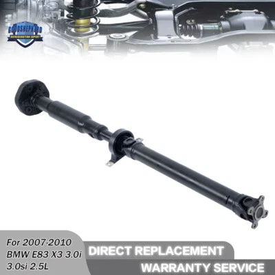 Rear Driveshaft Prop Shaft For 2007 2008 2009 2010 BMW X3 E83 with Manual Trans Foto 1 de 4