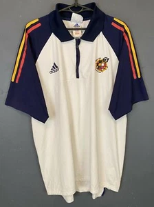 MEN'S ADIDAS SPAIN 2002/2004 SOCCER FOOTBALL SHIRT JERSEY MAILLOT POLO SIZE L - Picture 1 of 11