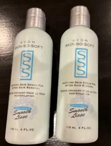 Avon Skin So Soft Soothing Serum for After Hair Removal Lisse 4oz SEALED Lot Of2 - Picture 1 of 2