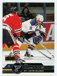 2001-02 Pacific Al MacInnis Premiere Date #326 #44/45 Blues