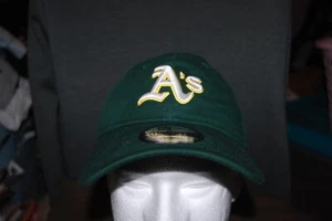 Oakland Athletics A’s MLB New Era Core Fit Extra Small 49FORTY Green Hat - Picture 1 of 7