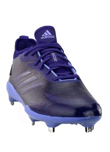 purple adidas baseball cleats