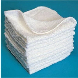 24 New White Bath WASHCLOTHS 12X12 1 Lb/Dz Rigspun  Economy Plus Grade, V2120 - Picture 1 of 4
