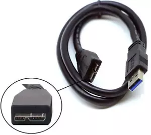 USB Cable For External Hard Drive For WD Seagate Toshiba Samsung 3.0 Micro Lead - Picture 1 of 2