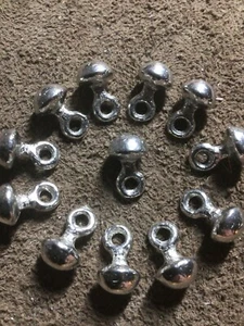 Pewter buttons 10mm small dome (12 pack) for historical clothing & uniforms. - Picture 1 of 6