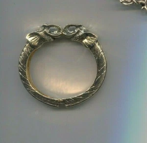 VINTAGE GOLD DOUBLE ELEFANT ARMBAND - Bild 1 von 1