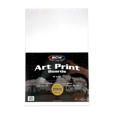 Tableros de respaldo de impresión artística BCW 11x17 para tarjetas de juego / carteles PVC archivo gratuito Foto 1 de 4