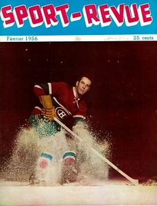 1956 Sport Revue - French Canadian NHL Hockey Magazine w/36 Pages EX - Picture 1 of 1