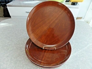 PIER1 IMPORTS "DOLOMITE" WOOD GRAIN PATTERN EXTRA LARGE ROUND SERVING PLATTER - Picture 1 of 6