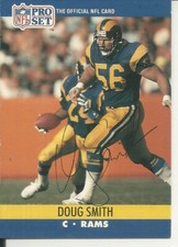 Doug Smith Los Angeles Rams/ Bowling Green Personally Autographed Card