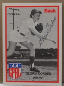AAGPBL "GLORIA CORDES" SIGNED CARD #44 - Picture 1 of 2